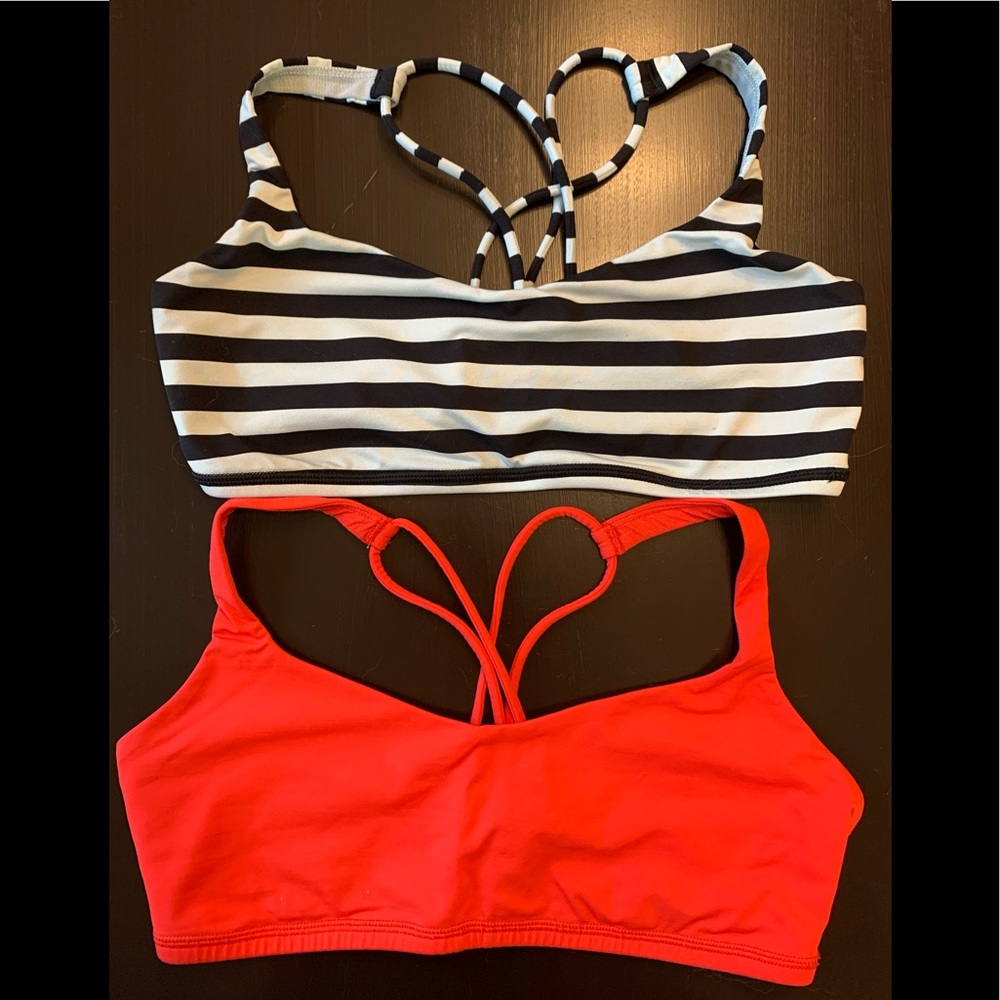 2 Lululemon Size 10 EUC Sportsbras